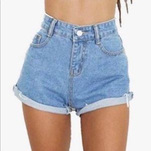 Blue Jean shorts from Amazon